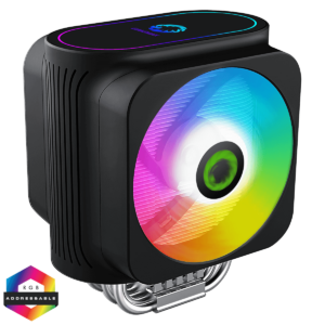 GameMax Gamma 600 Rainbow ARGB CPU Cooler Aura Sync 3 Pin